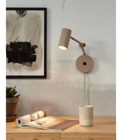 Online Wandlamp Montreux - Grijs - 10.5x21.5x18cm Muurverlichting