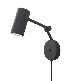 Hot Wandlamp Montreux - Zwart - 10.5x21.5x18cm Muurverlichting