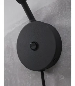 Hot Wandlamp Montreux - Zwart - 10.5x21.5x18cm Muurverlichting