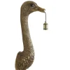 Discount Wandlamp Ostrich - Brons - 25x19x72cm Muurverlichting
