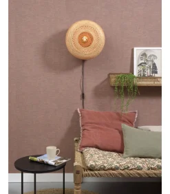 Wandlamp Palawan - Bamboe - Ø40cm Muurverlichting