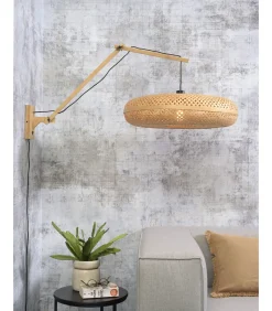 Outlet Wandlamp Palawan - Bamboe - 100x40x70cm Muurverlichting