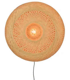 Clearance Wandlamp Palawan - Bamboe - Ø60cm Muurverlichting