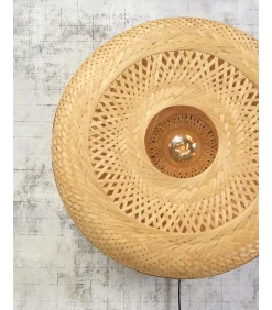 Clearance Wandlamp Palawan - Bamboe - Ø60cm Muurverlichting
