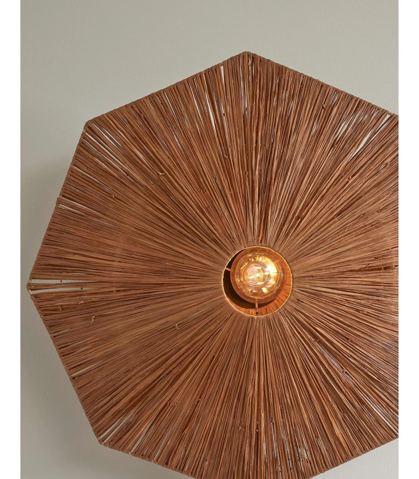 Best Wandlamp Panama - Bruin - 65x7x65cm Muurverlichting