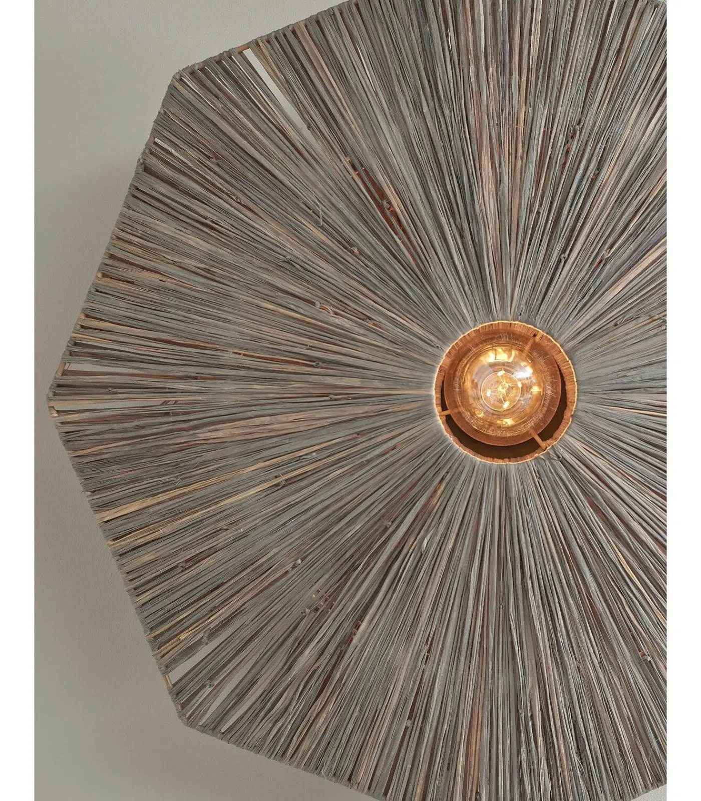 New Wandlamp Panama - Donker grijs - 65x7x65cm Muurverlichting