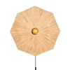 Wandlamp Panama - Naturel - 65x7x65cm Muurverlichting