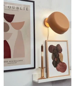 Best Wandlamp Porto - Oranje - Ø25cm Muurverlichting