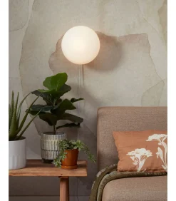 Wandlamp Sapporo - Wit - Ø28cm Muurverlichting