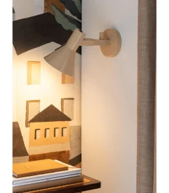 Discount Wandlamp Stavanger - Beige - 31x15x20cm Muurverlichting