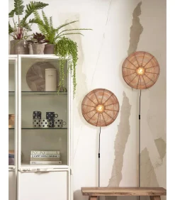 Best Wandlamp Tanami - Rotan - Ø40cm Muurverlichting