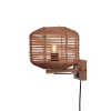 Clearance Wandlamp Tanami - Rotan - Ø25cm Muurverlichting