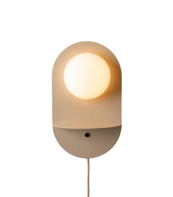 Best Wandlamp Tokyo - Beige - 14x20x34cm Muurverlichting