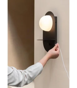 New Wandlamp Tokyo - Zwart - 14x20x34cm Muurverlichting