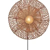 Discount Wandlamp Zanzibar - Rotan - Ø55cm Muurverlichting