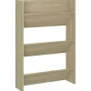 Wandschoenenkast 60x18x90 cm spaanplaat sonoma eikenkleurig Organiseren