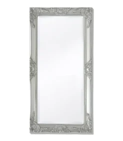 Clearance Wandspiegel Barok 100 x 50 cm zilver Spiegels