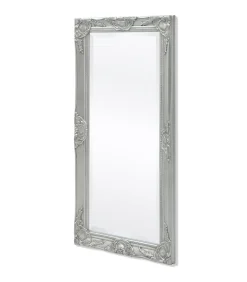 Clearance Wandspiegel Barok 100 x 50 cm zilver Spiegels