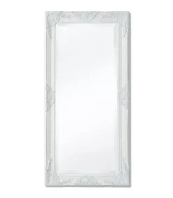 Clearance Wandspiegel Barok 100 x 50 cm wit Spiegels