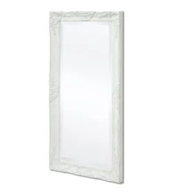 Clearance Wandspiegel Barok 100 x 50 cm wit Spiegels