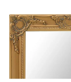 Outlet Wandspiegel barok stijl 50x60 cm goudkleurig Spiegels