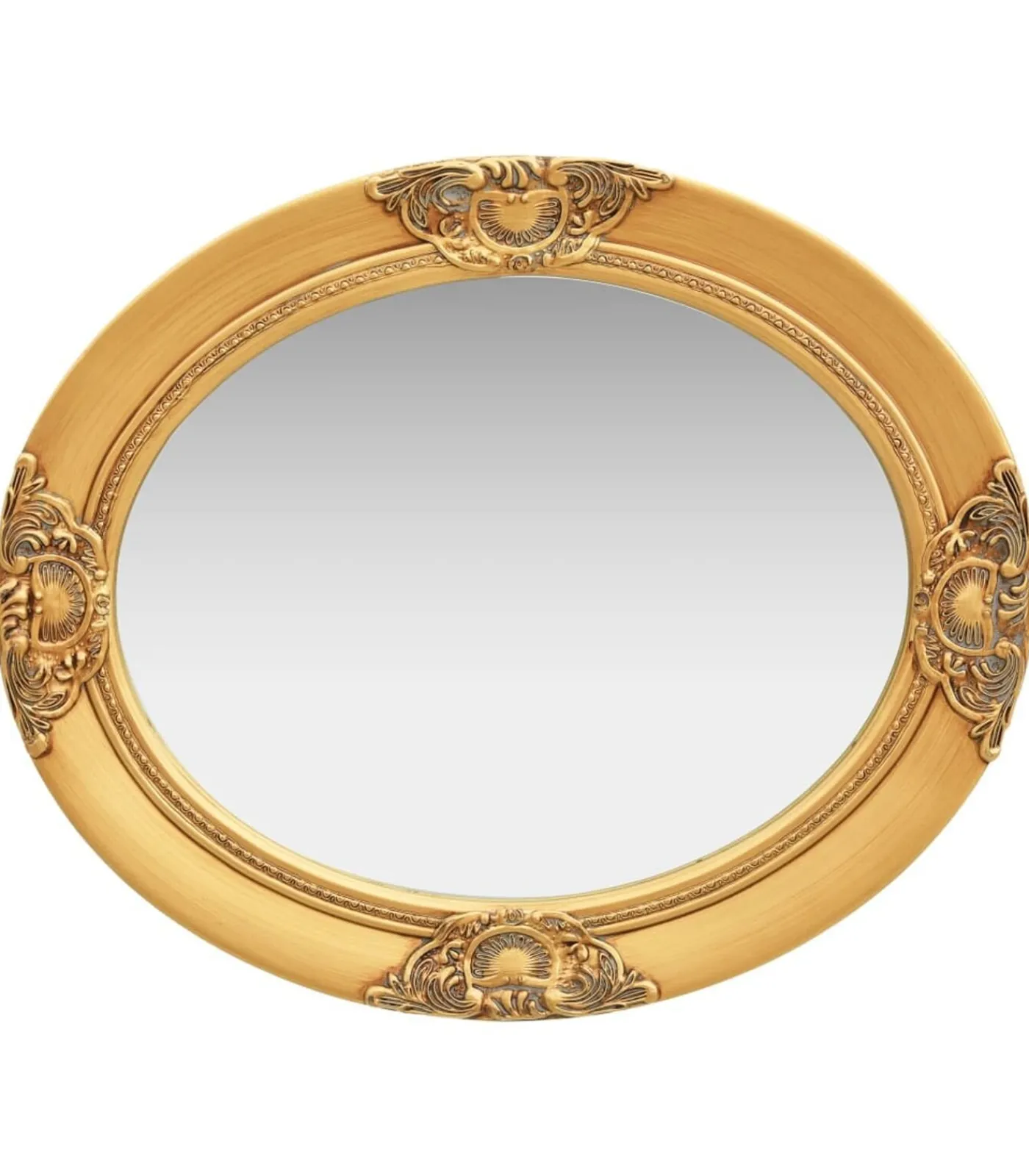 Outlet Wandspiegel barok stijl 50x60 cm goudkleurig Spiegels