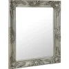 Online Wandspiegel barok stijl 50x60 cm zilverkleurig Spiegels