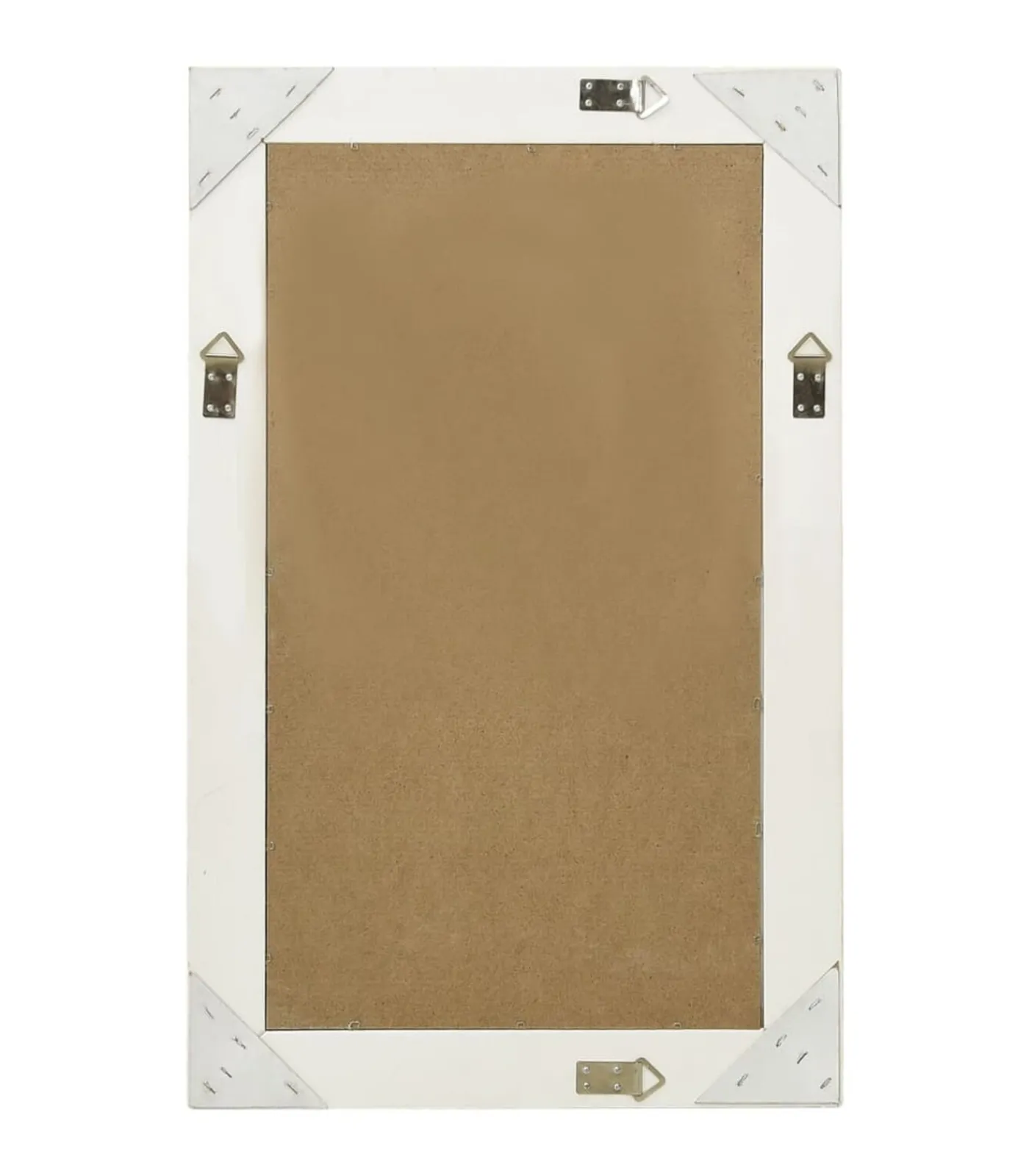 Sale Wandspiegel barok stijl 50x80 cm wit Spiegels