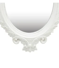 Sale Wandspiegel kasteel stijl 56x76 cm wit Spiegels