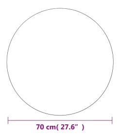 Wandspiegel met LED-lampen rond glas Spiegels