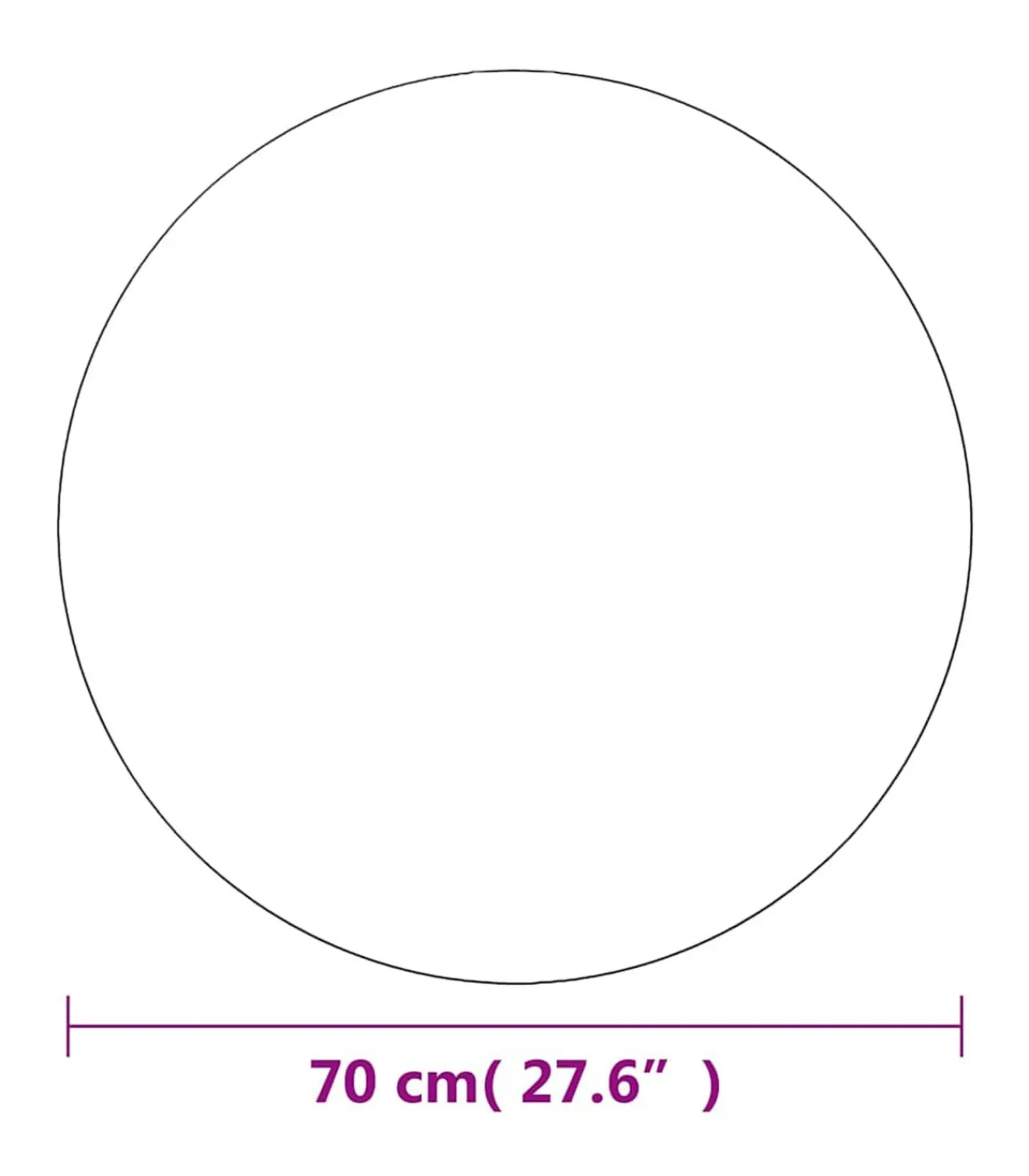 Wandspiegel met LED-lampen rond glas Spiegels