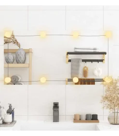 Hot Wandspiegel met LED's rechthoekig 40x80 cm glas Spiegels