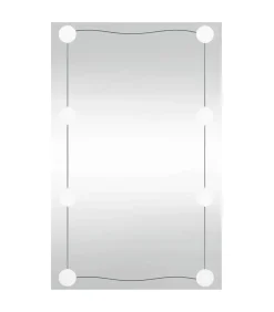 Discount Wandspiegel met LED's rechthoekig 40x60 cm glas Spiegels