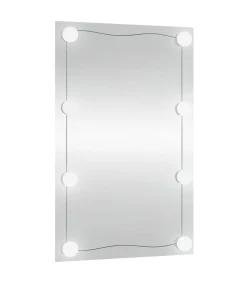 Discount Wandspiegel met LED's rechthoekig 40x60 cm glas Spiegels
