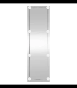 Discount Wandspiegel met LED's rechthoekig 30x100 cm glas Spiegels