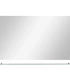 Hot Wandspiegel met schap 100x60 cm gehard glas Spiegels