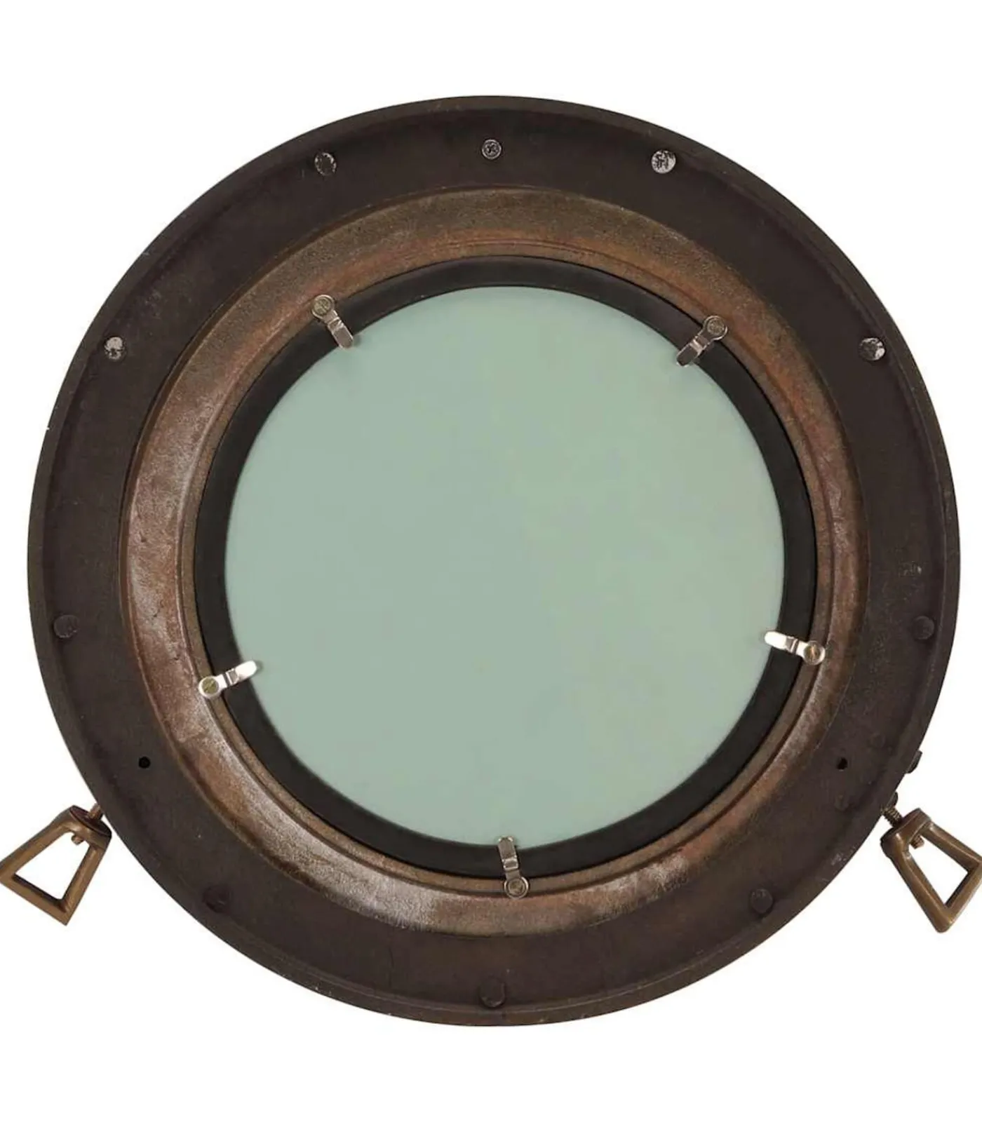 Hot Wandspiegel patrijspoort Ø38 cmaluminium en glas Spiegels