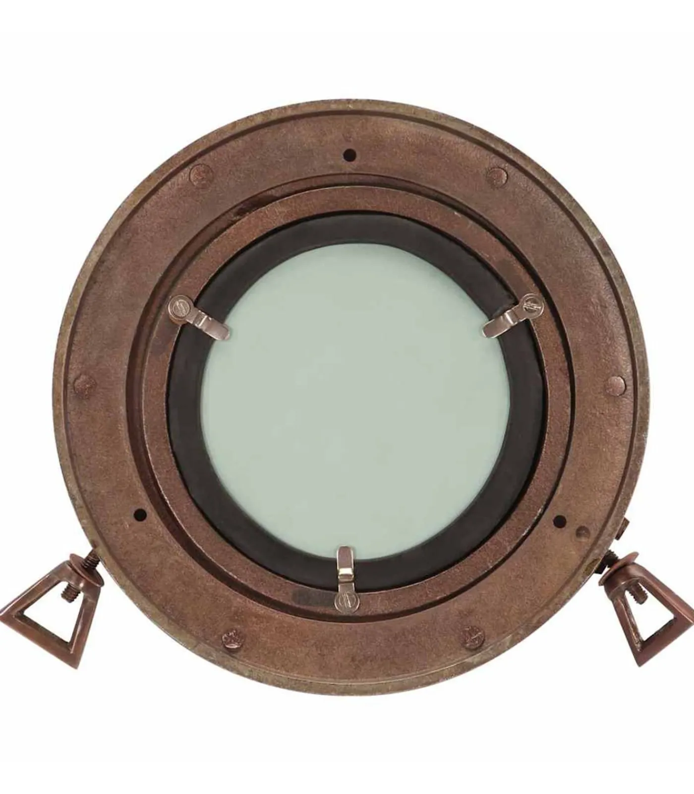 Outlet Wandspiegel patrijspoort Ø23 cmaluminium en glas Spiegels