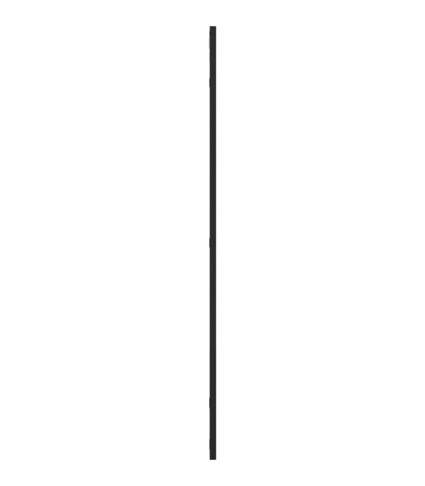 Outlet Wandspiegel rechthoekig 50x100 cm ijzer zwart Spiegels