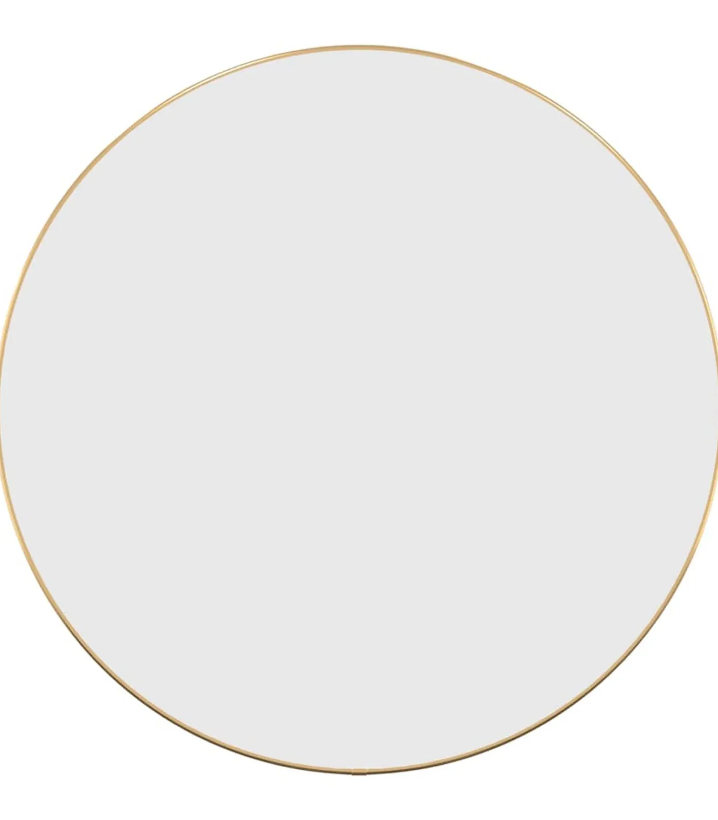 Outlet Wandspiegel rond Ø60 cm goudkleurig Spiegels