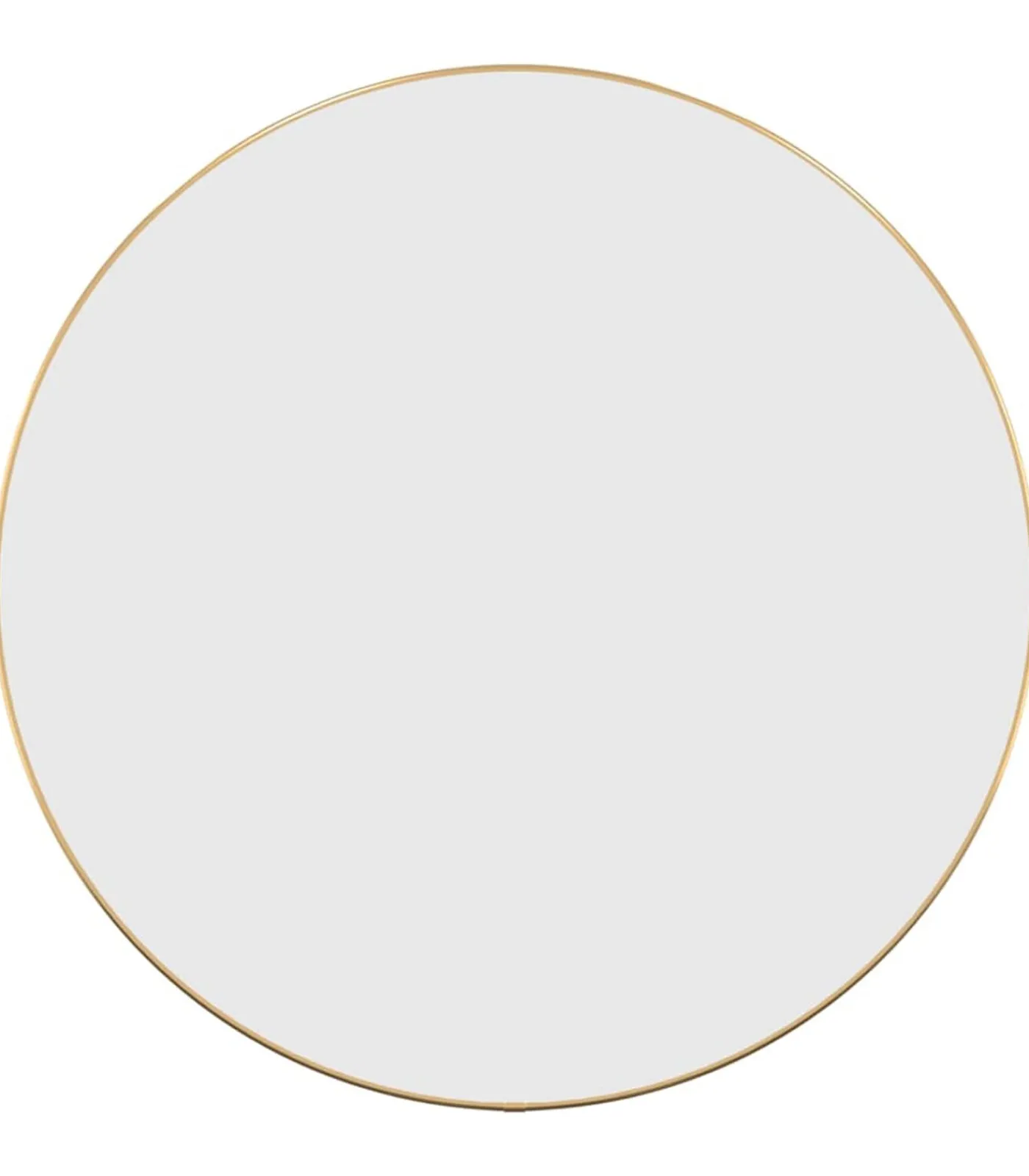 Outlet Wandspiegel rond Ø60 cm goudkleurig Spiegels