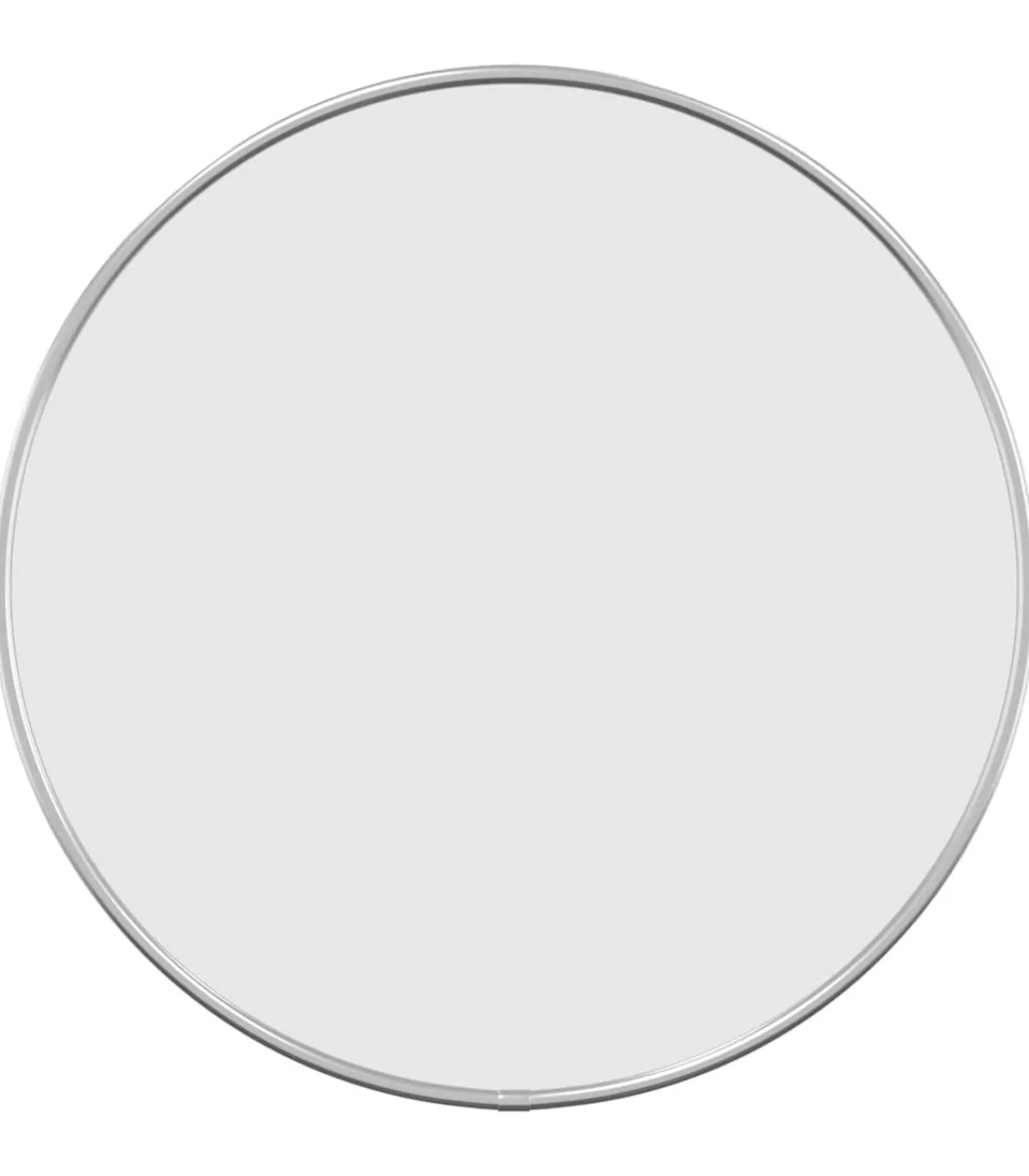 Clearance Wandspiegel rond Ø40 cm zilverkleurig Spiegels