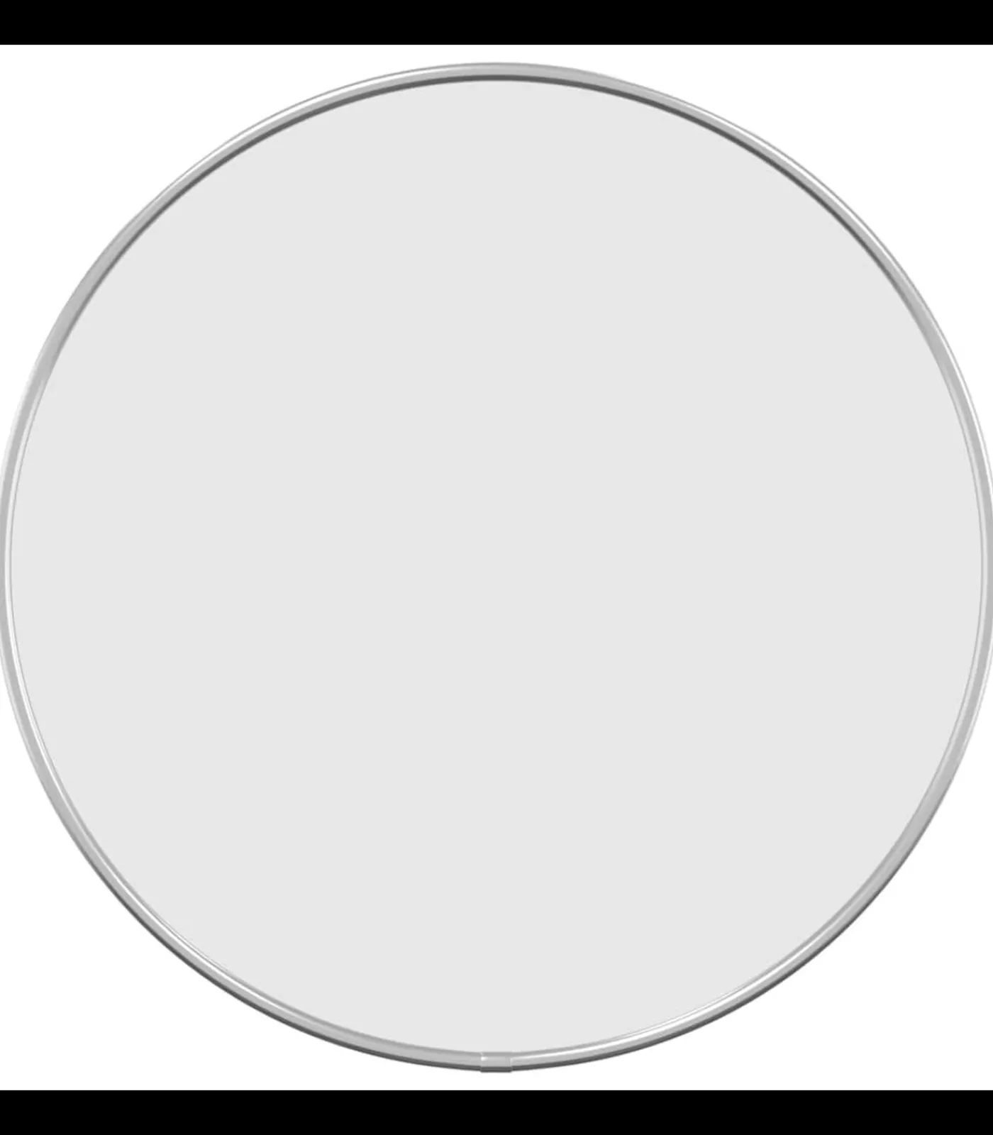 Clearance Wandspiegel rond Ø40 cm zilverkleurig Spiegels