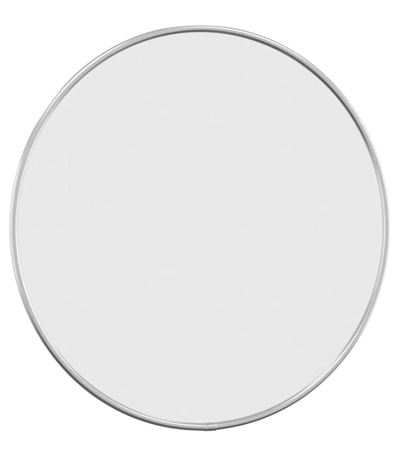 Clearance Wandspiegel rond Ø40 cm zilverkleurig Spiegels