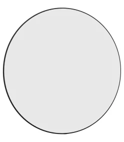 Online Wandspiegel rond Ø60 cm zwart Spiegels