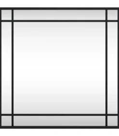 Best Wandspiegel vierkant 50x50 cm ijzer zwart Spiegels