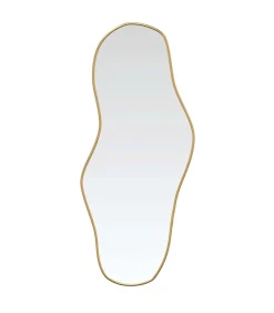 New Wandspiegel 90x40 cm goudkleurig Spiegels