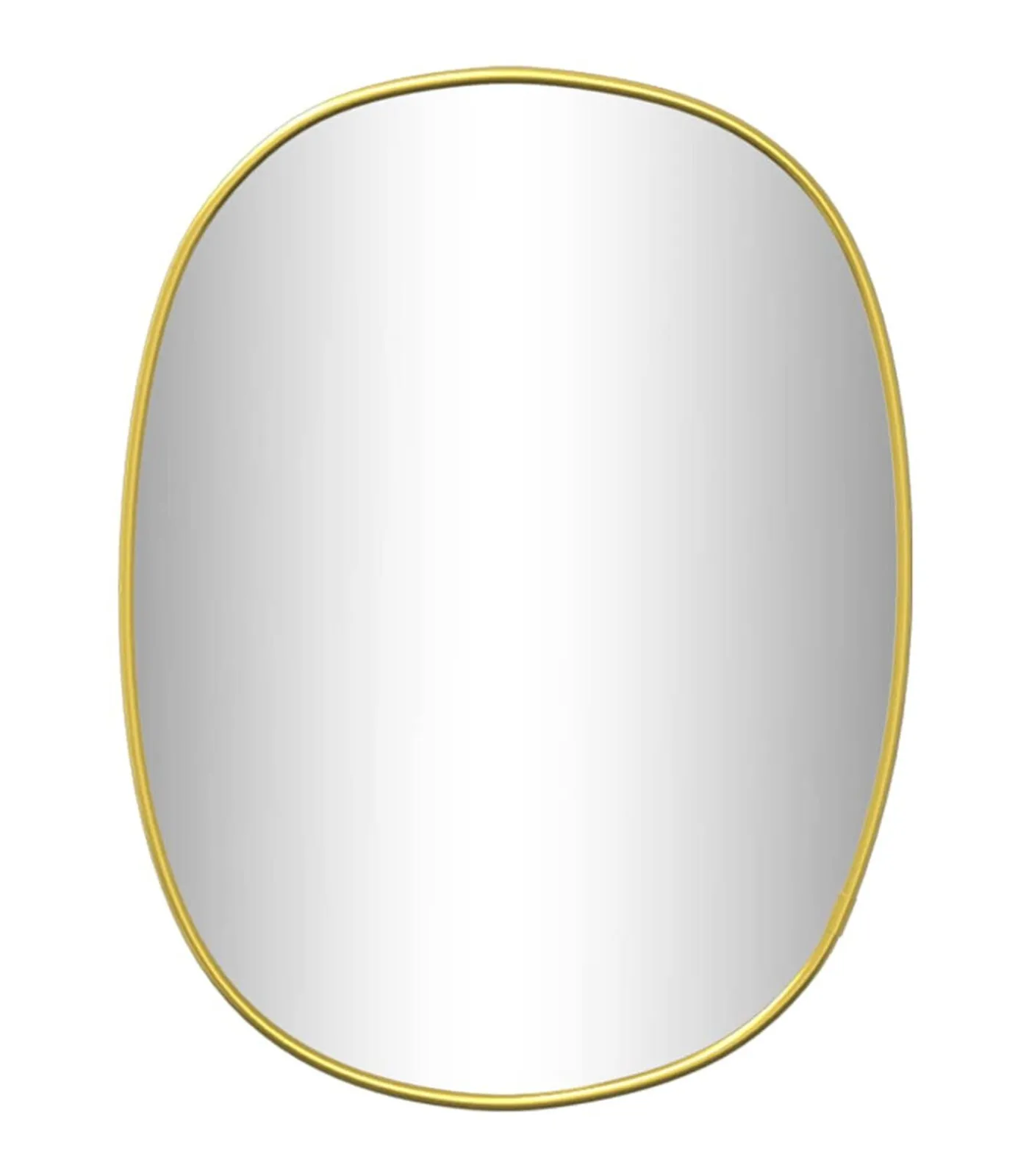 Hot Wandspiegel 30x25 cm goudkleurig Spiegels