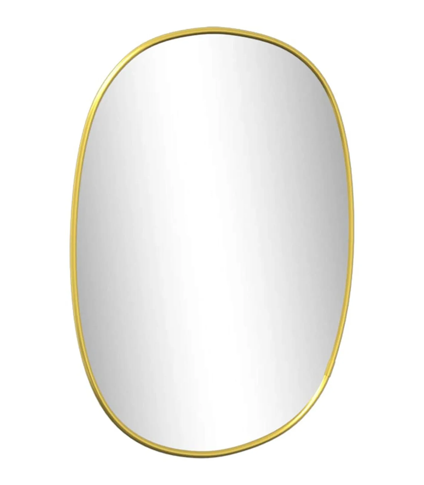 Hot Wandspiegel 30x25 cm goudkleurig Spiegels