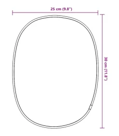 Hot Wandspiegel 30x25 cm goudkleurig Spiegels